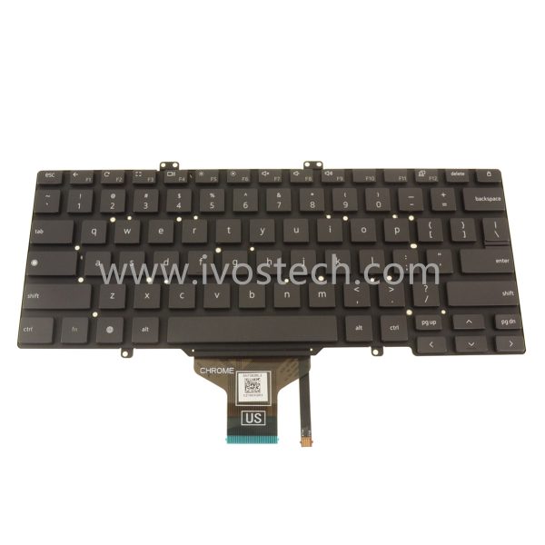 VG4RX 0VG4RX Laptop Internal Keyboard with Backlit Replacement for Dell Latitude 5400 Chromebook