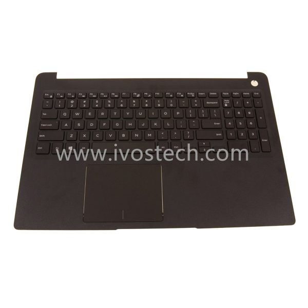 XPXMR Laptop Palmrest Upper Case with Keyboard Trackpad with SIM Slot Assembly Replacement for Dell Latitude 3500